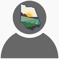 generic person icon with Ventura County logo